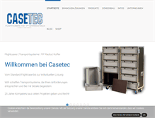 Tablet Screenshot of casetec.de